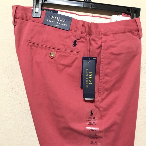 polo classic fit pants